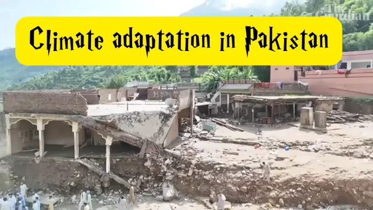 climate adaptation in pakistan